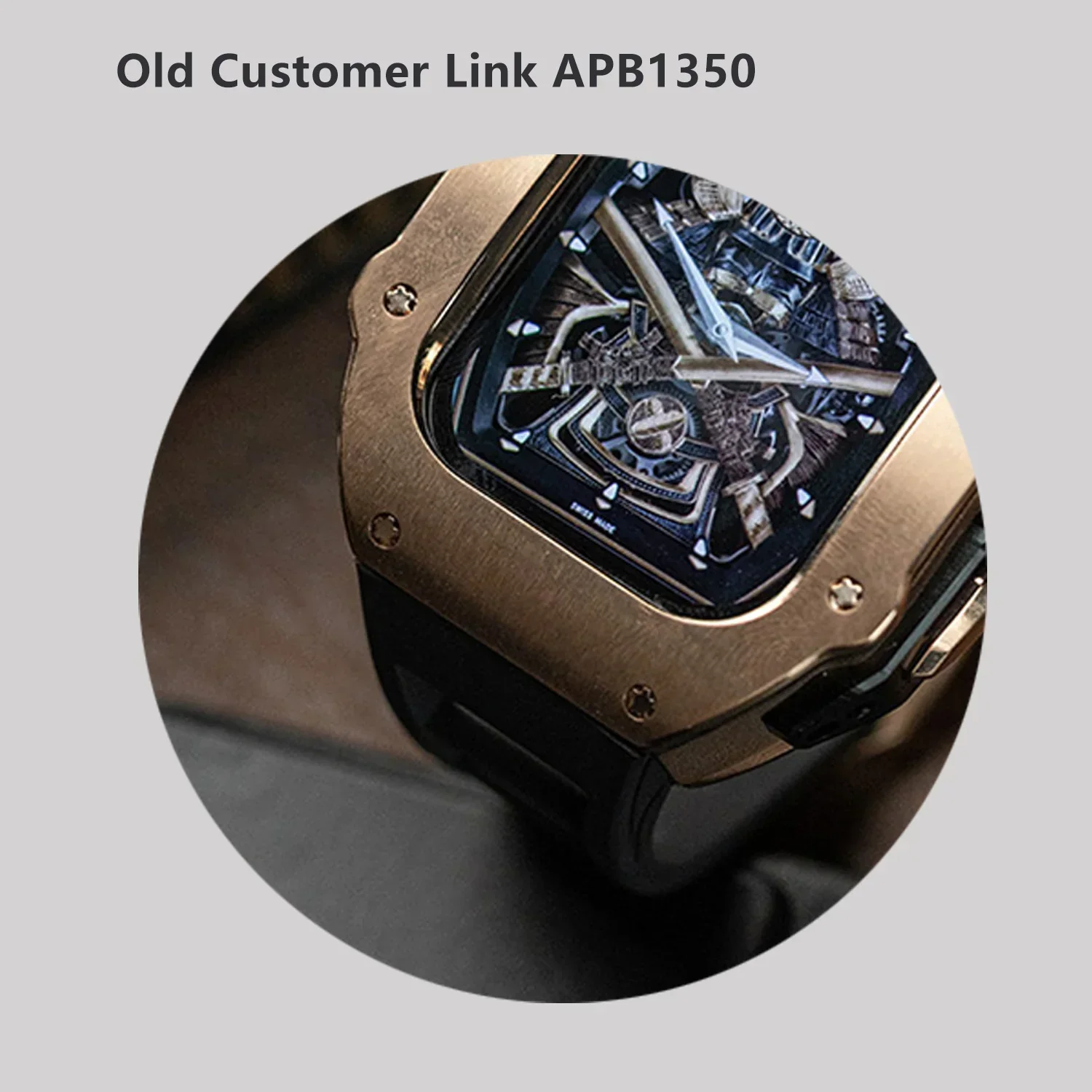 Kit de Modificação em para Apple Ver Sport Band Rubber Refit Mod Case Iver Ultra 49 mm se 44 mm 45 mm Aço Inoxidável - Image 4