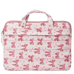 Waterproof Portable Laptop Sleeve Bag Cover - 14inch (Pink)