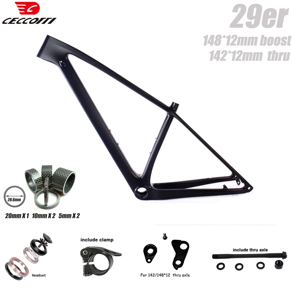 Bicycle Frame 29er MTB Full Carbon 148mm Boost