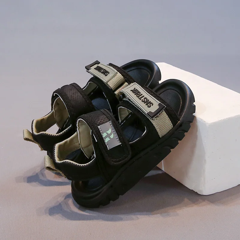 Boys Summer Sandals Korean Style Anti Slip Soft Bottom