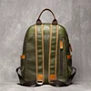 Men's Genuine Leather Travel Backpack Leisure College Teenager Backpacks School Backpack Man 15" Laptop Bag Leathfocus 4