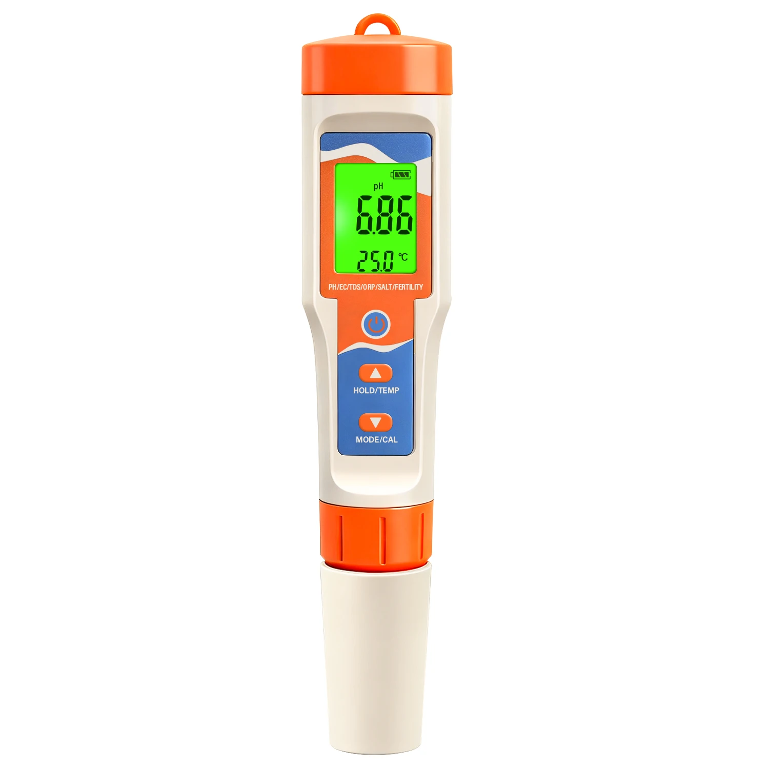 7-in-1 Pool Water Tester Digital Water Quality Meter for Swimming Pool SPA pH/OR