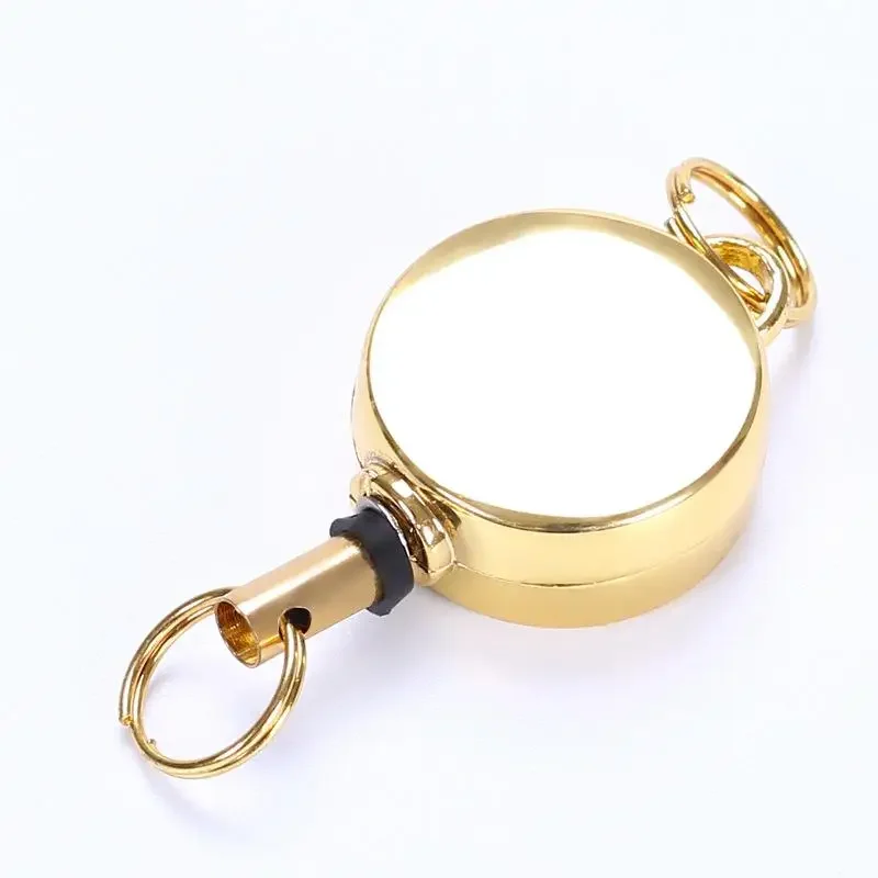 Mini Zinc Alloy Retractable Badge Reels Key Chain Holder Badge Holder Accessories ID Card Clip Office Supplies badge holder retractable badge reel badge holder keychain