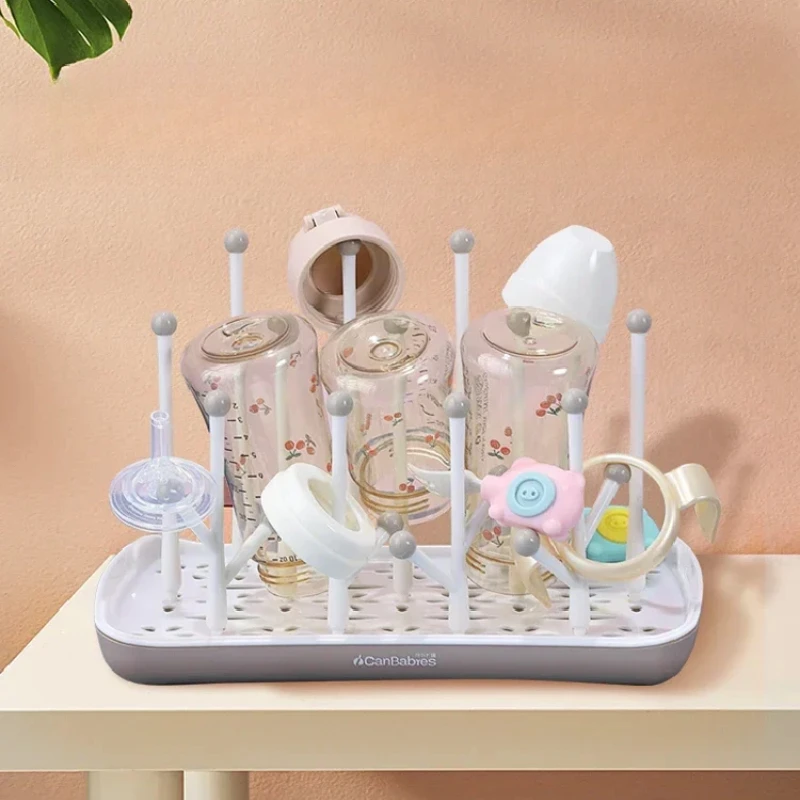Baby Bottle Drying Rack Detachable Milk Bottle Stand Drying and Draining Rack for Baby Storage Portable Holder