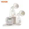 VEVOR Breast Pump Portable 2800mAH Rechargeable Double Electric Breast Pumps Anti-Backflow Breastfeeding Pump with LED Display 1