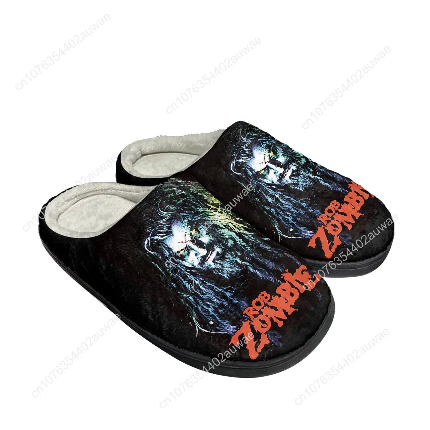 Rob Zombie Home Cotton Slippers High Quality Mens Womens Youth Boy Girl Plush Bedroom Keep Warm Shoes Custom Thermal Slipper