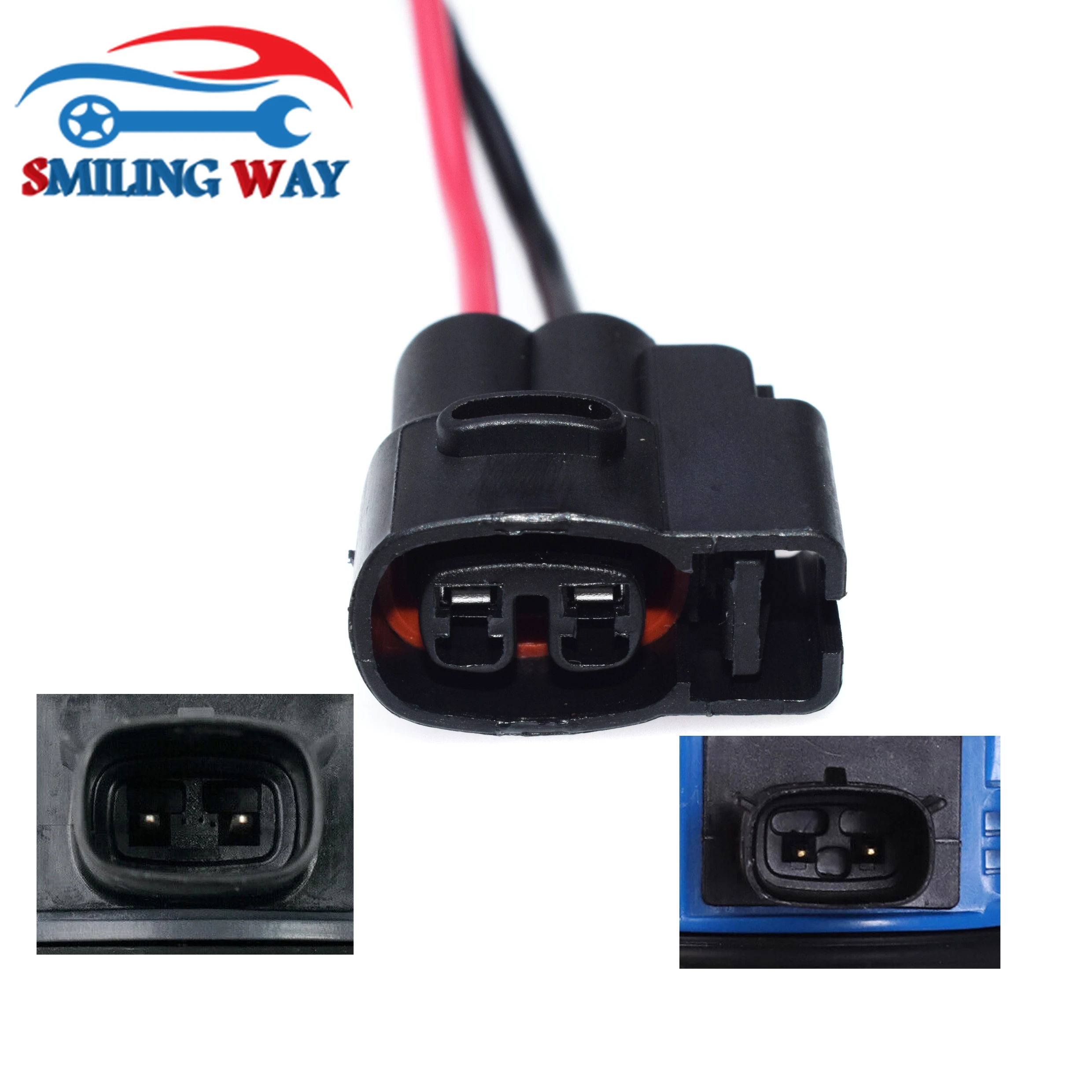 H13/9008 Socket Female Adapter Wiring Harness Pigtail Plug For Ford F-150 2014 & GMC - LED Headlight Compatible