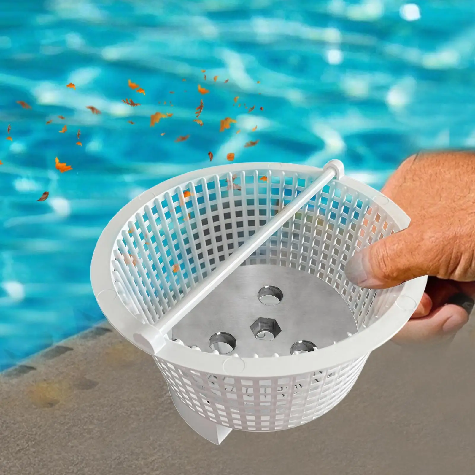 Pool Skimmer Weight Pool Zinc Anode Pool filter basket Weight Plate Equipment Accessories Block Floater for Cleaning Swimming
