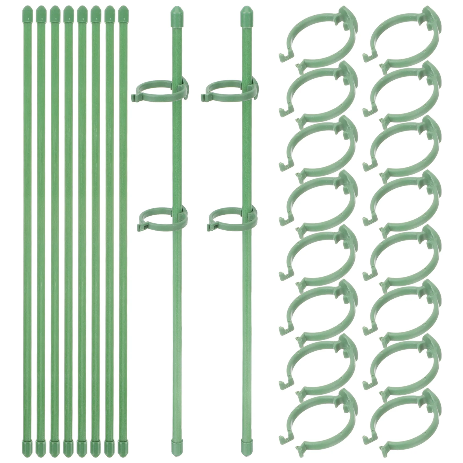

10 Pcs Plant Support for Indoor Plants Tomato Rings Garden Single-pole Flower Supports Stakes Flowerpot