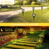 Solar Outdoor Lights Solar Torch Lights with Flickering Flame Waterproof Solar Powered Pathway Lights Landscape Decorative Light 2