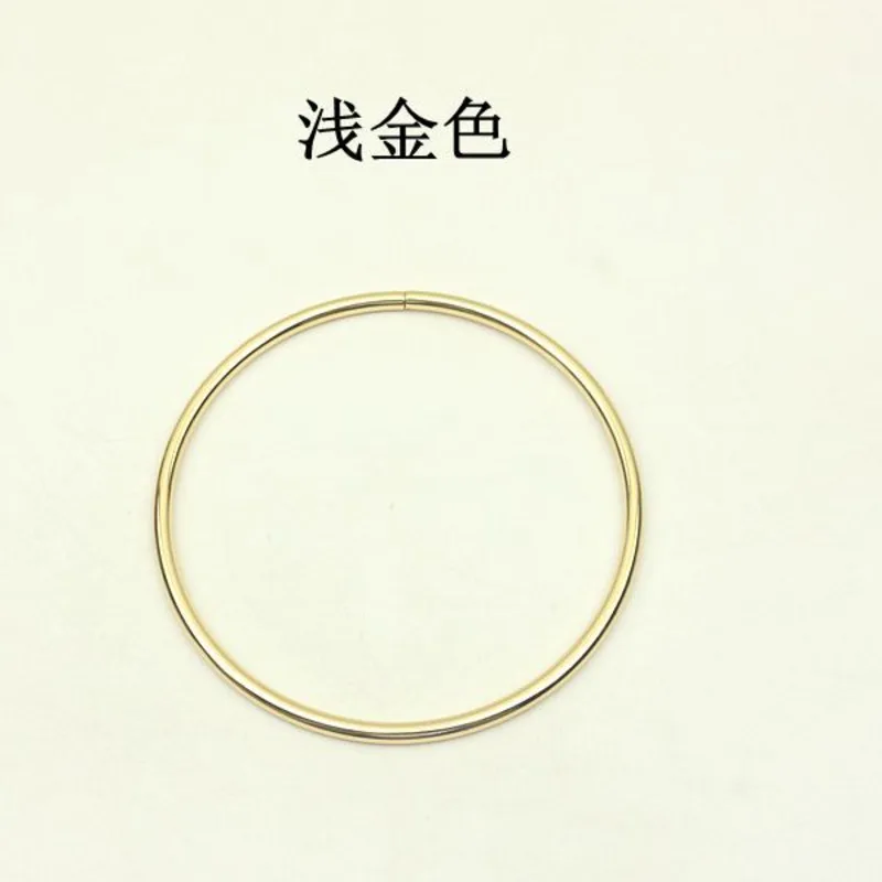 10pcs Metal Solid O-ring Bag Handle Metal Strap Replacement Handbag Luggage DIY Fashion Hardware Accessories Diameter 10cm