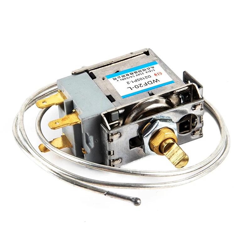 Refrigerator thermostat 1Pc WDF18/19/20/22/24-K Refrigerator Parts Household 250V Metal Temperature Controller