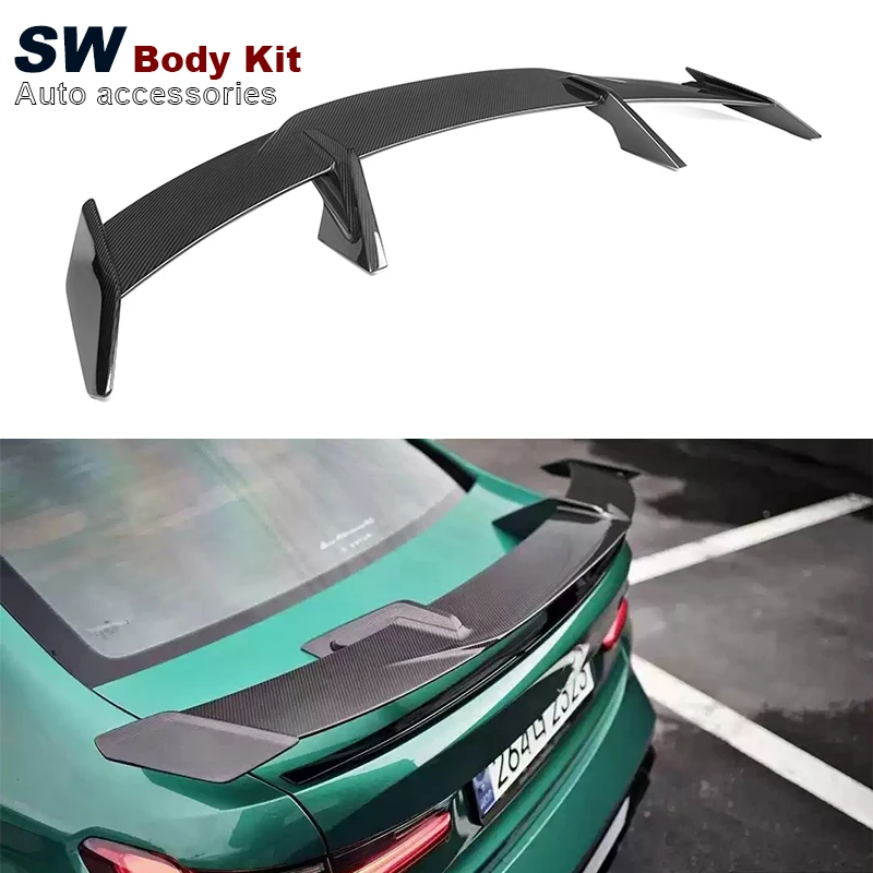 

Carbon Fiber MP Style Rear Spoiler For BMW M3 G80 M4 G82 G83 Upgrade Rear Trunk Spoiler Lip Guide Wing Lip Rear Wing 2021+