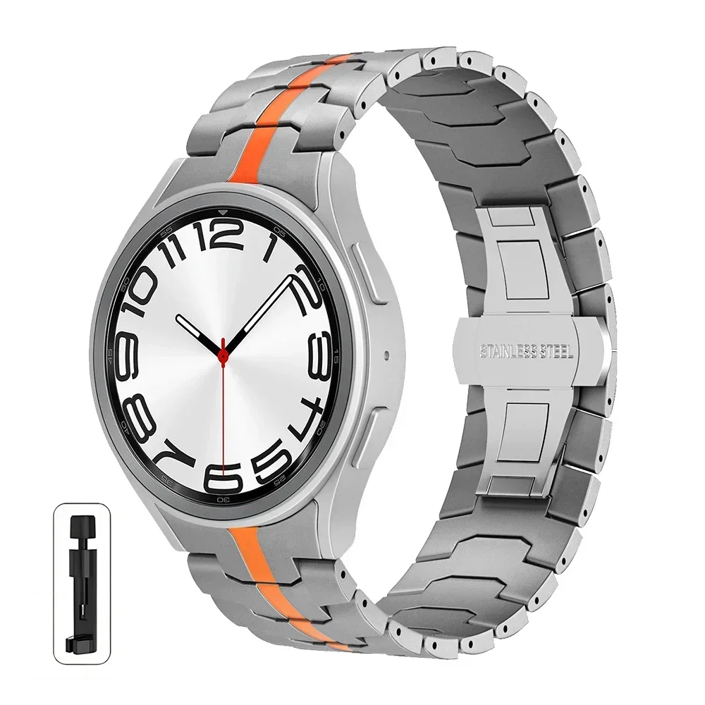 Premium Stainless Steel Bracelet - No Gaps Design, Universal Metal Band