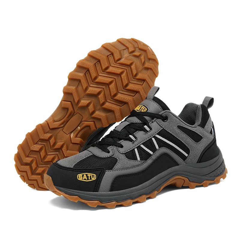 

2023 New Professional Outdoor High-quality Jogging Walking Shoes Non-slip Mountain Rock Climbing Wear-resistant Hiking Shoes Men