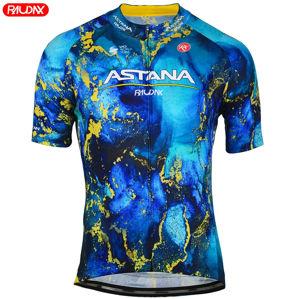 ASTANA Raudax Short Sleeve Cycling Jersey TdF 2024 Cycling