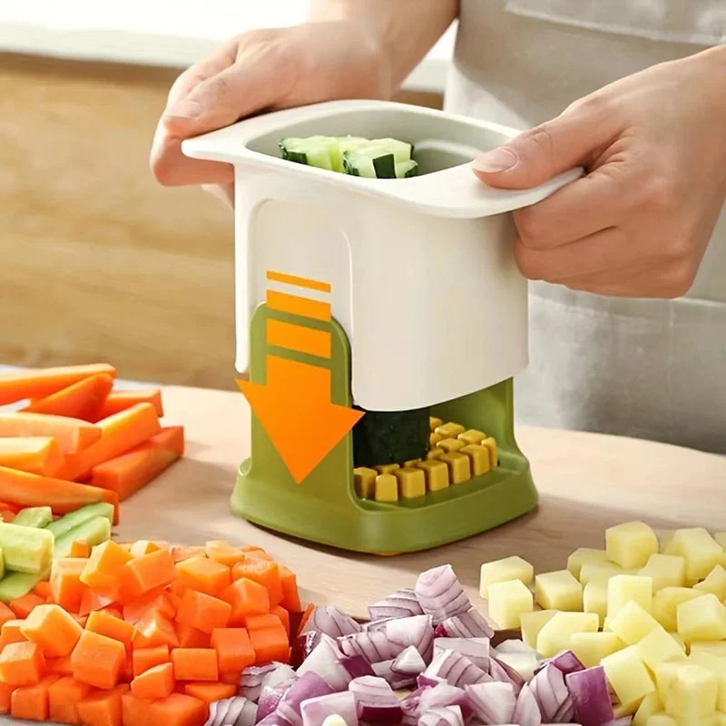 Multifunctional Vegetable Chopper Onion Dicing French Fries Slicer Kitchen Gadget Cucumber Potato Slicer Kitchen Tool