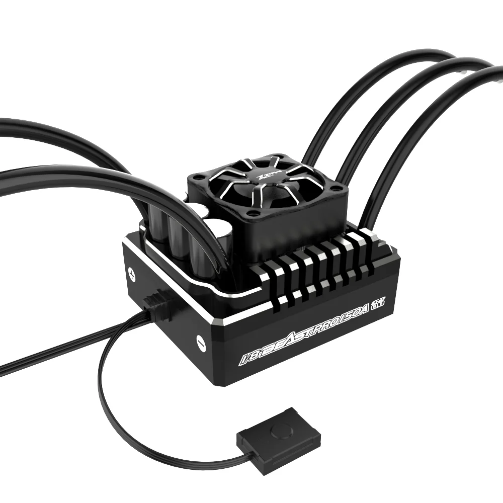 

ZTW 32-Bit Beast PRO G2 150A ESC Turbo 2-6S 6/7.4V BEC 6A Brushless Speed Controller For 1/8 RC Car Off-road On-road Truck Buggy
