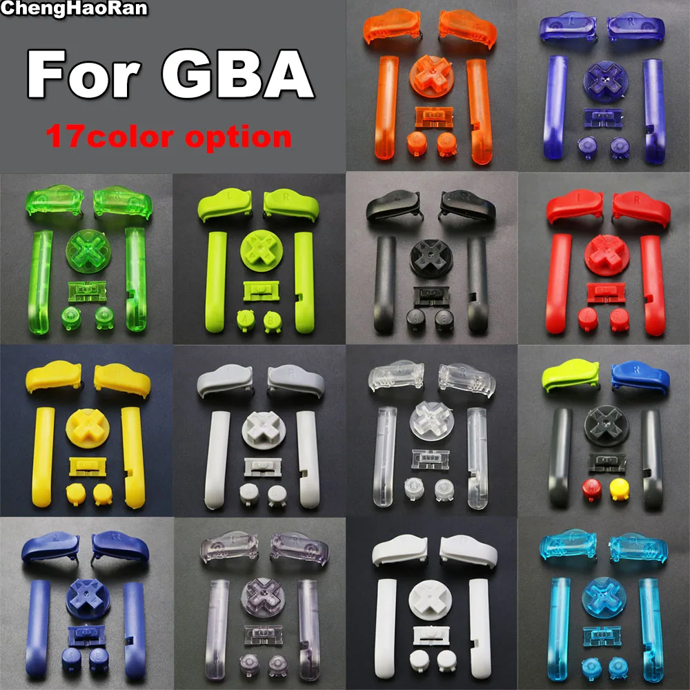 Multicolor L R / A B D-Pad Buttons Sets For Nintendo Game Boy Advance SP GBA SP Multicolor L R / A B D-Pad Buttons Sets For Nintendo Game Boy Advance SP GBA SP
