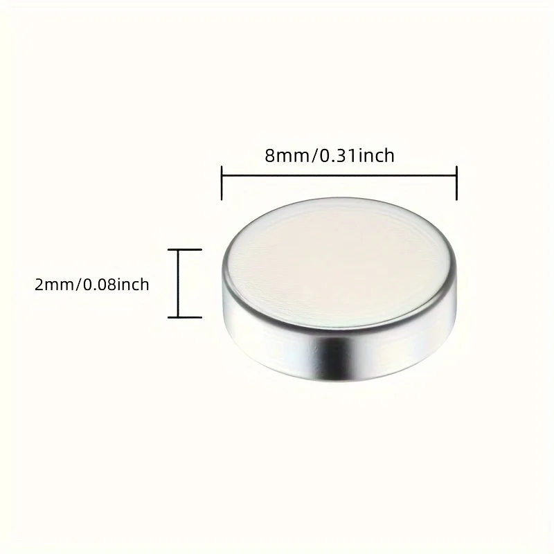 Neodymium Disc Magnets 8X2mm Copper Nickel Coating Rare Earth Round Suitable For Office Whiteboard