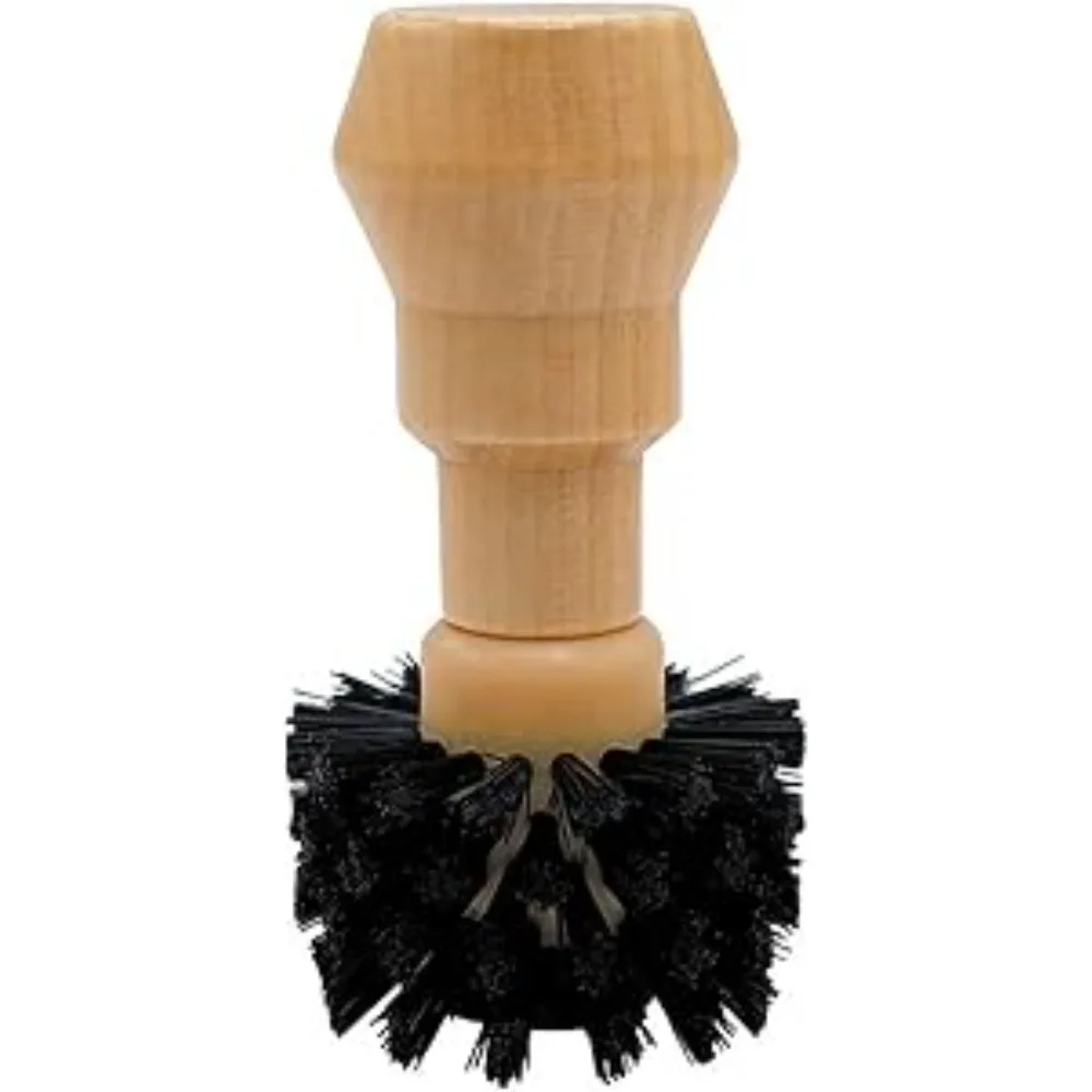Coffee Cleaning Brush Wooden Coffee Brush Filter Basket Espresso Machine Handle Cleaning Brush Suitable for 49-54 Cm Professional