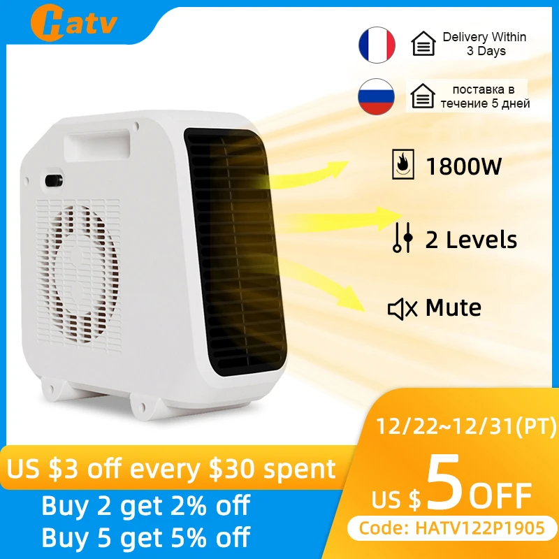 Mini Portable Fan Heaters Household Electric Heater Electric