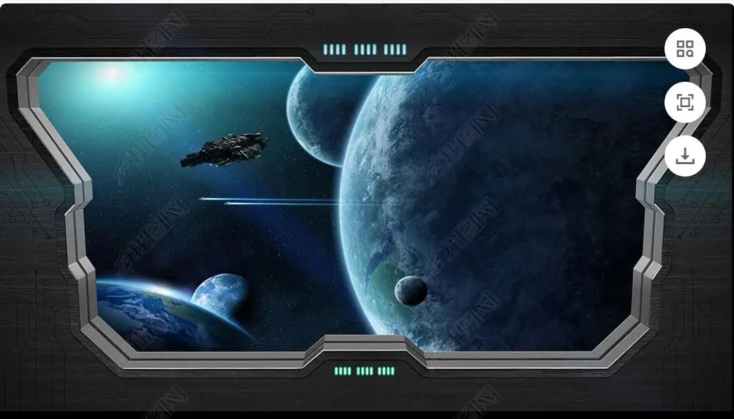 

3d photo wallpapers custom mural Spacecraft Navigating Planets painting living Room background home decor wallpaper for walls 3d