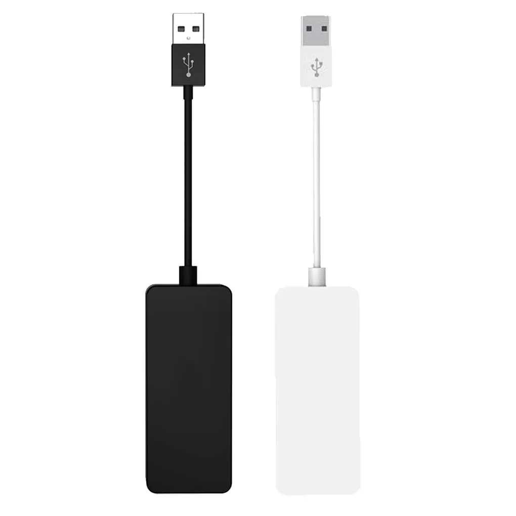 

USB Car Navigator Dongle Small Convenient High Flexibility Player Adapter Hands-free Function Self-adapting Resolution White