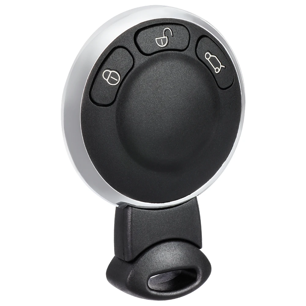 DIYKEY Remote Key Shell Case Cover Fob 3 Button for BMW Mini Cooper 2007-2014 FCC ID: IYZKEYR5602 with Battery Holder