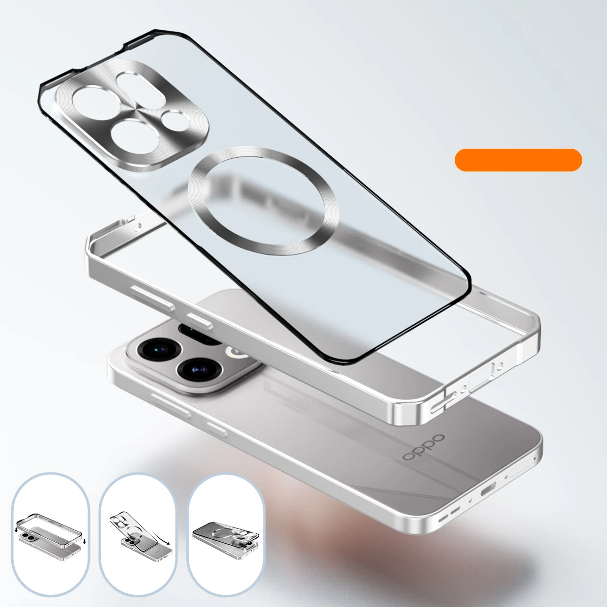 Sleek Matte Hard Shockproof Phone Case with Bumper Back Cover