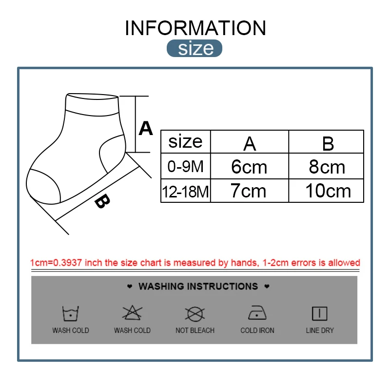 2-Pairs Baby Socks