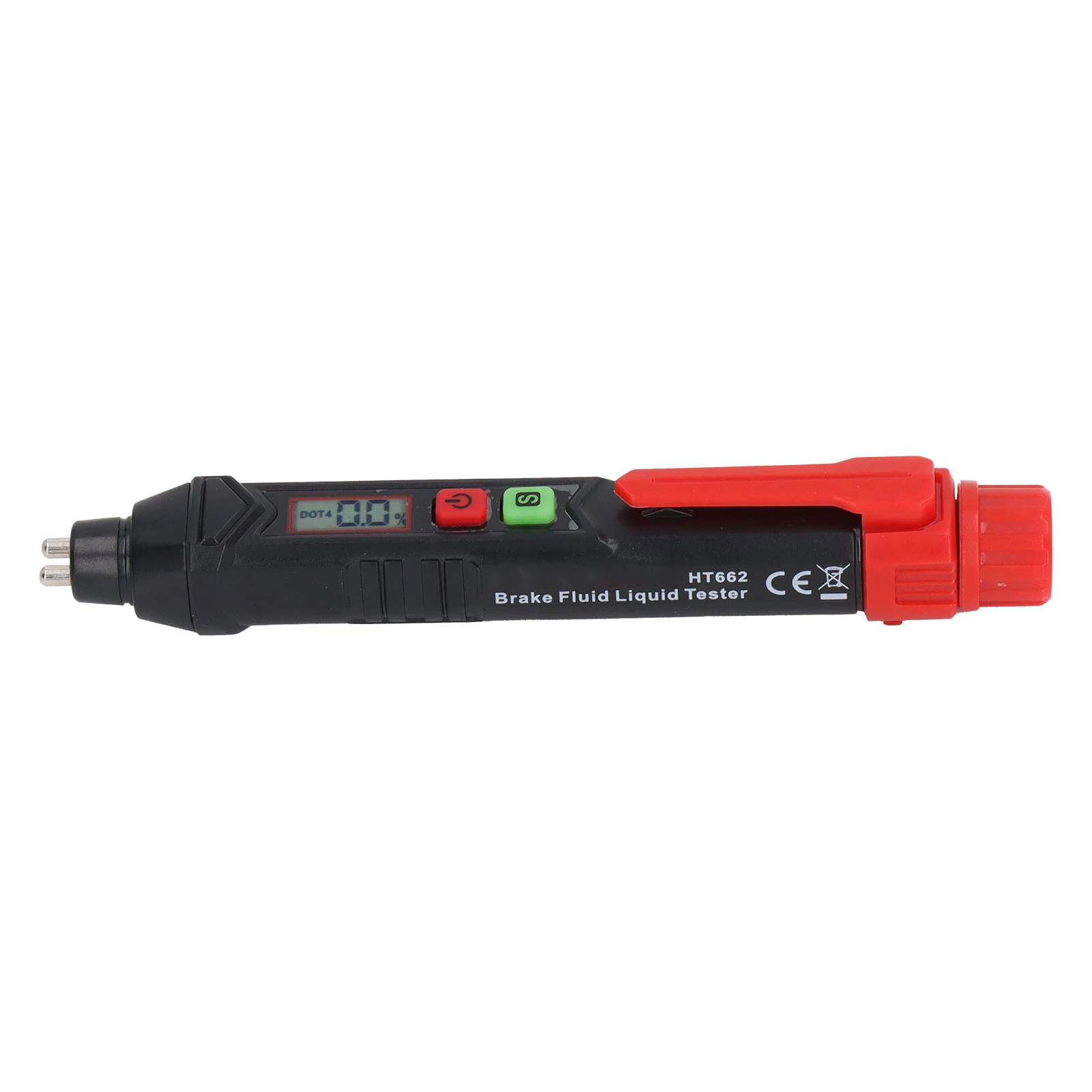 Vehicle Oil Moisture Detector ABS 0%‑4% Water Content Quick Distinguish Brake Fluid Liquid Tester High Accuracy for Automotive