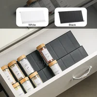 2/4/8 Layers Kitchen Spice Drawer Organizer Adjustable Spice Rack Spice Jars Seasoning Bottles Cabinet Pantry Kitchen Organizer 2