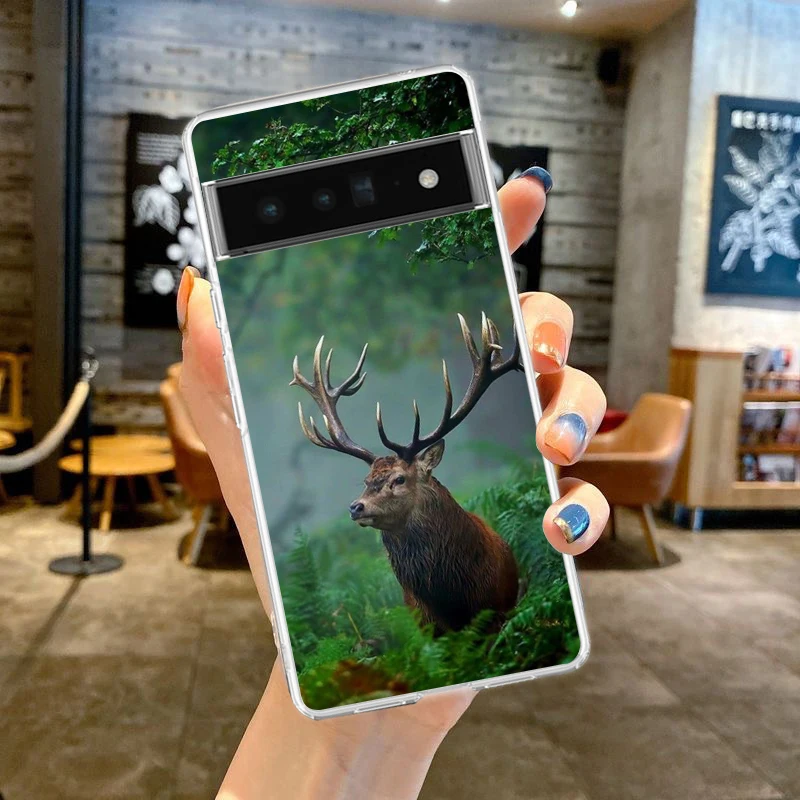 Camo Soft Silicone Shockproof Clear Phone Case Cover