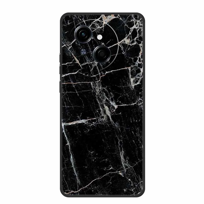 Tecno Spark Go1S Black Silicone Soft TPU Back Cover Case