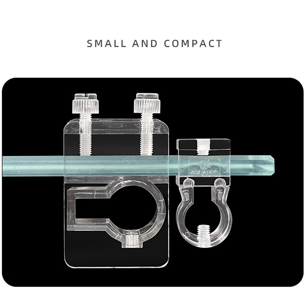 Aquarium hose holder aquarium inlet outlet hose holder PC material filtration mount fish tank tube clamp fish tank splitter fix feeder fixing seat