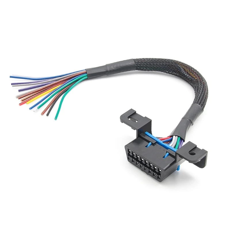 

28 ГБ универсальный Obd2 OBDII 16-контактный J1962 женский для открытия кабельных оплеток порта косички