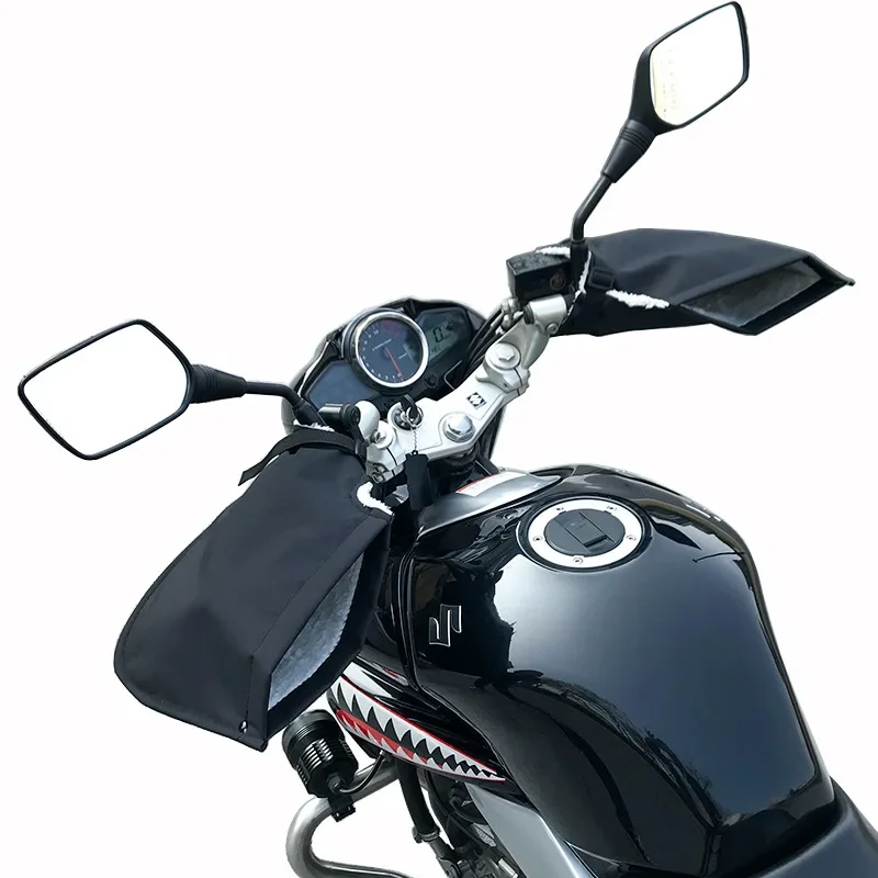 

Зимний чехол для Руля Мотоцикла Оксфорд ветрозащитный водонепроницаемый теплый чехол на руль для снежной погоды езды на мотоцикле