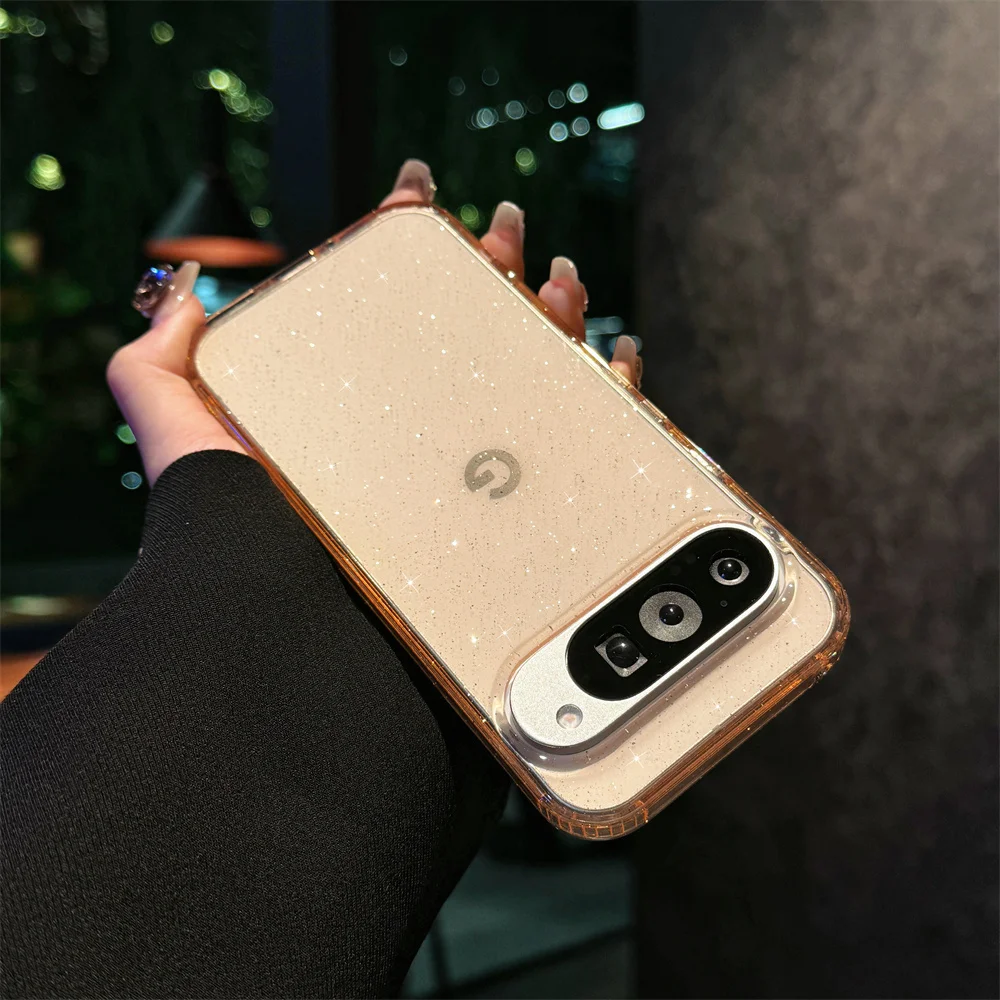 Luxury Bling Shining Glitter Clear Candy Case - Starry Sky Transparent Shockproof Cover