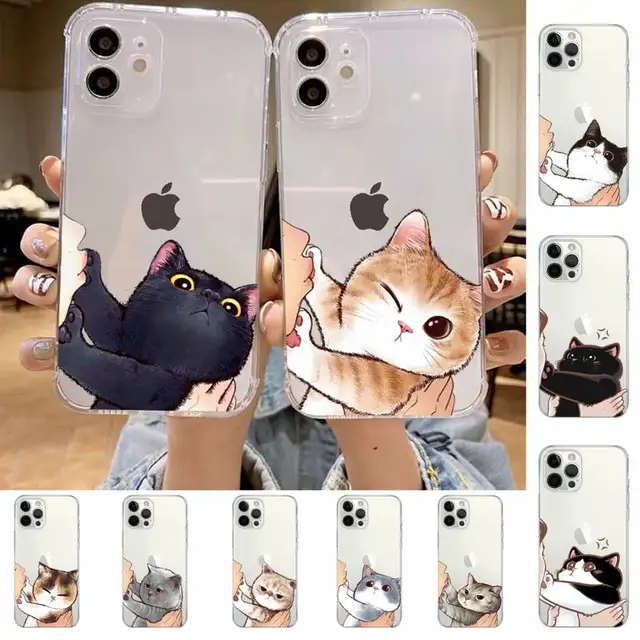 Introducing Again Don t Kiss Me Funny Cute Cat Phone Case For iPhone