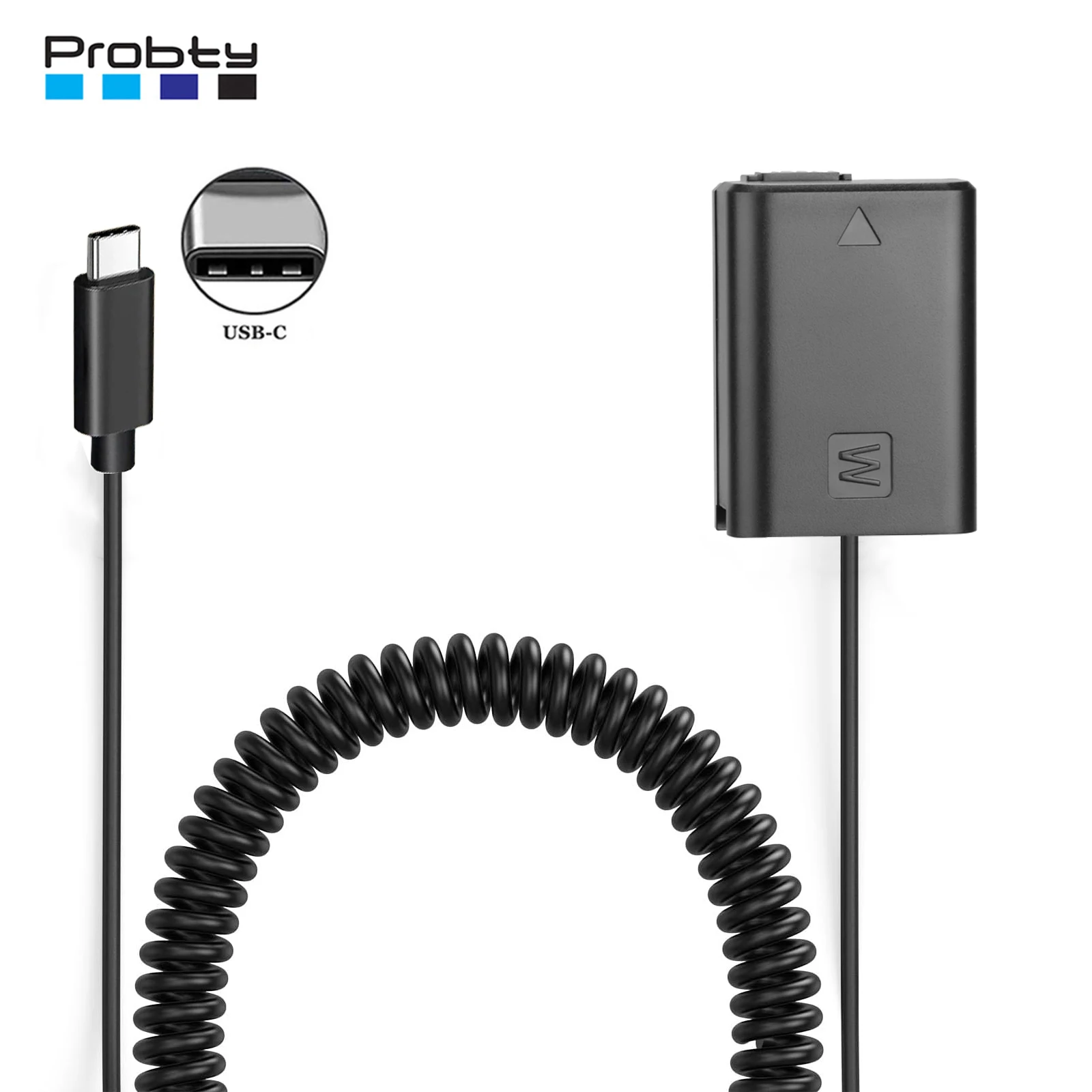 Smartpow Kit Caricabatterie AC-PW20 Per Sony Alpha – Alimentatore Da Parete Sostitutivo Per Batteria NP-FW50 - 5