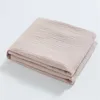 Personalized Name Embroidered Custom Baby Cotton Muslin Baby Swaddle Newborn Receiving Blanket Solid Swaddle Wrap Soft Blanket 6