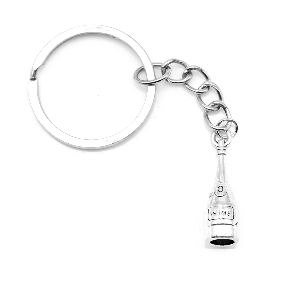 

1 Piece Wine Bottle Ring For Keys Jewellery Making Supplies 7x27mm