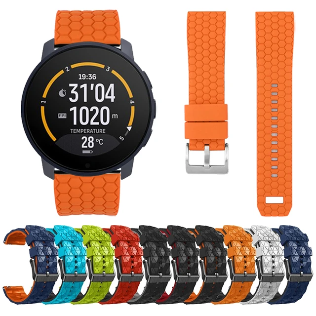 22MM Silicone Strap For SUUNTO 9 PEAK PRO Smart Watch Band For SUUNTO 5 PEAK  Replacement