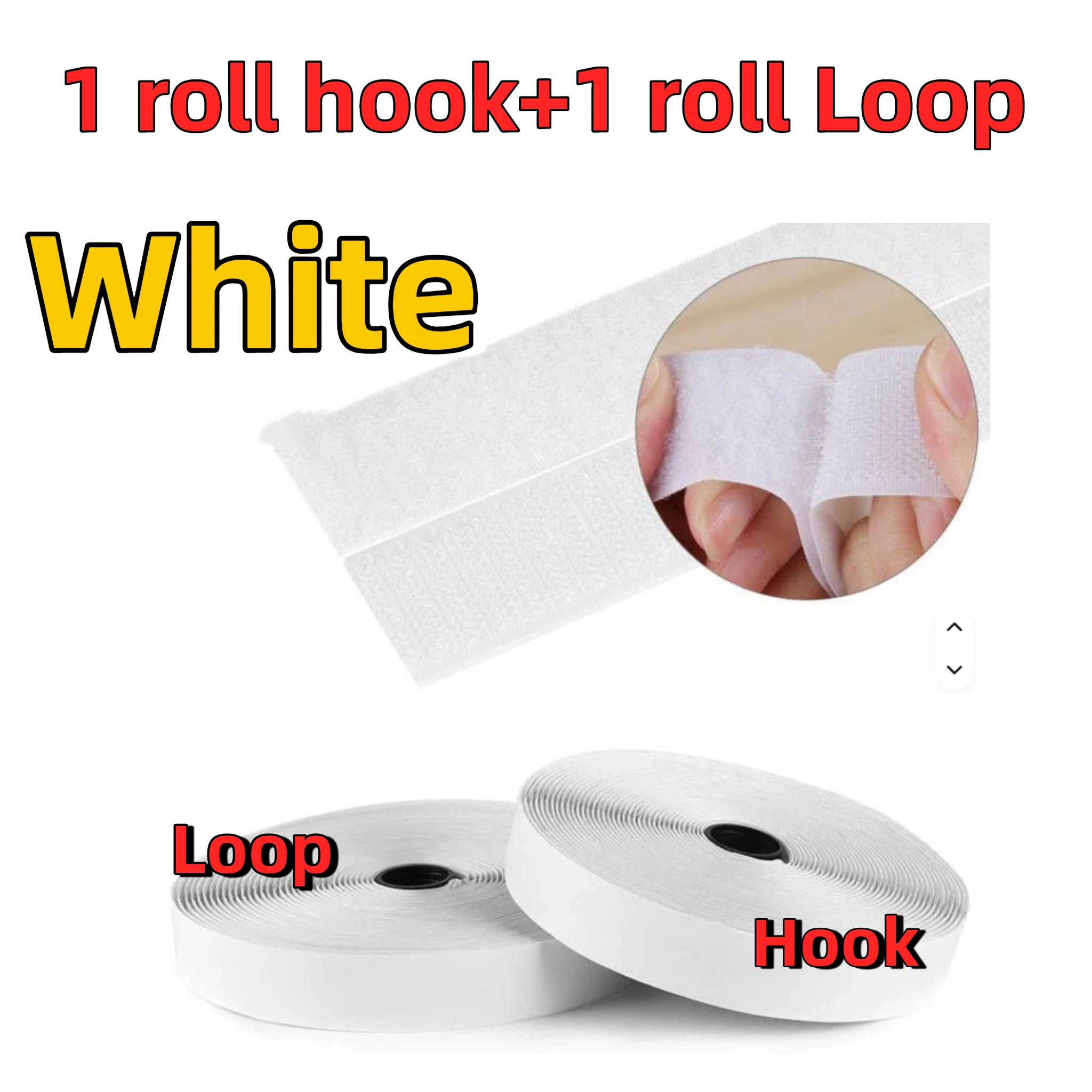 Heavy Duty Self-Adhesive Hook and Loop Fastener Tape