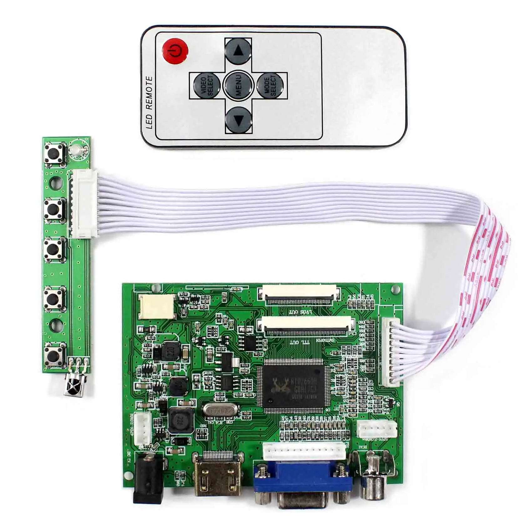 

Плата контроллера HDM I VGA 2AV LCD для детской модели 40P 1024x76 8 LCD
