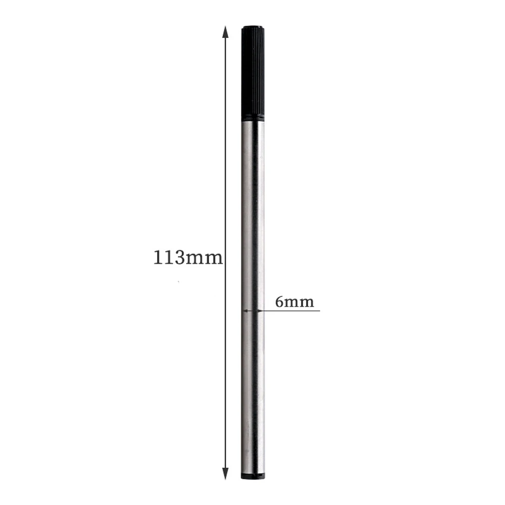1+4Pcs Classic Design Metal Ballpoint Pen Business Office Signature Ballpoint Pens Gel Pen