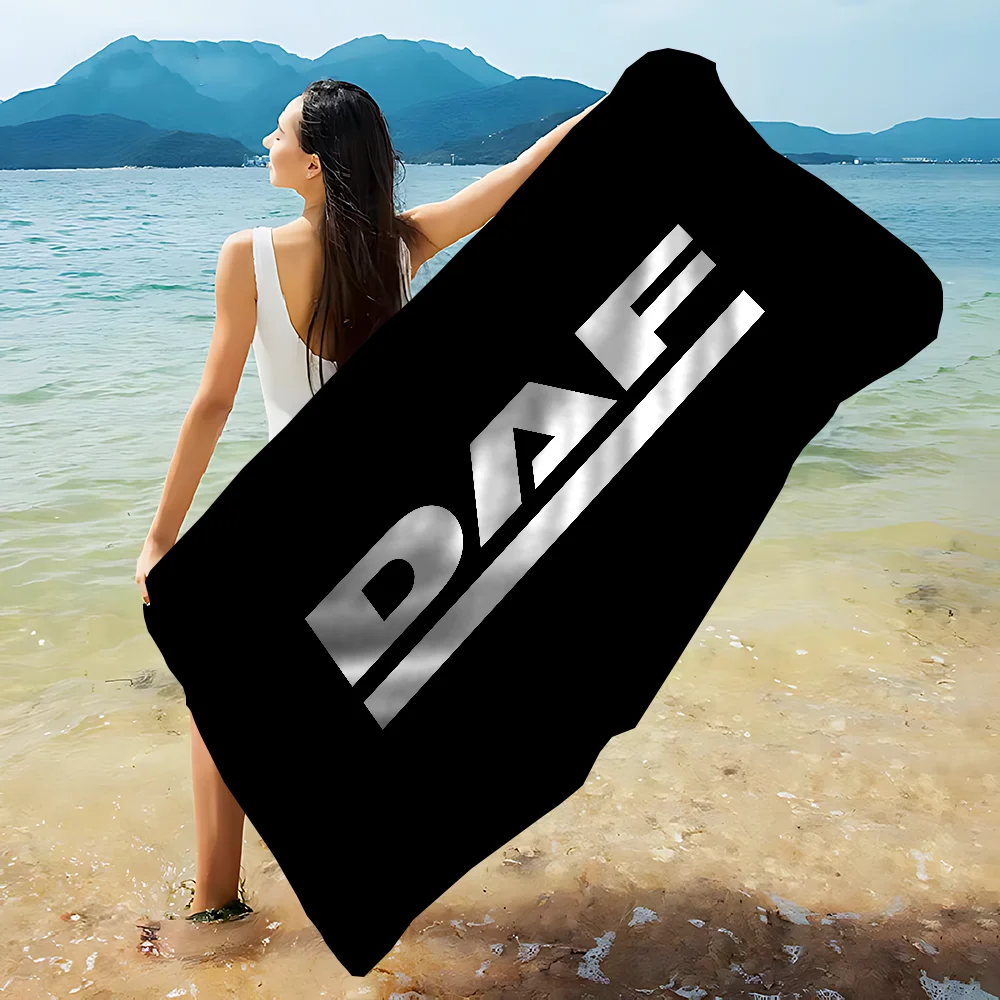 DAF Truck Logo Big Microfiber Beach Towels Quick Dry Towel Sand Beach Towels Pool Towel For Travel Swim Pool Yoga 2