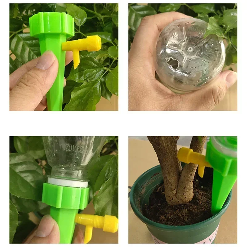 Description Picture 4 of item1-48pcsDrip Irrigation for Self-watering Pot Automatic DripIrrigation Kit Plant Watering Device Adjustable Control Water Dripper