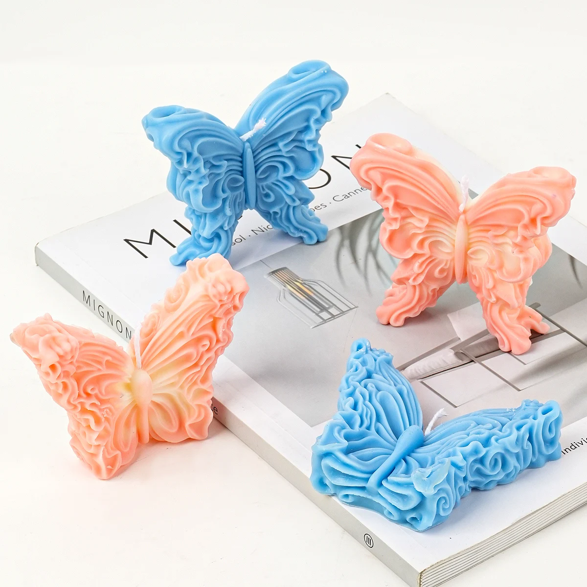 5 Stampi Per Candele A Forma Di Angelo In Silicone - Stampi Per Candele Fai Da Te, Gesso, Decorazioni, Facile Sformo